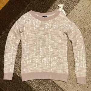 RW&Co partial wool Pink Patterned Women's Sweater